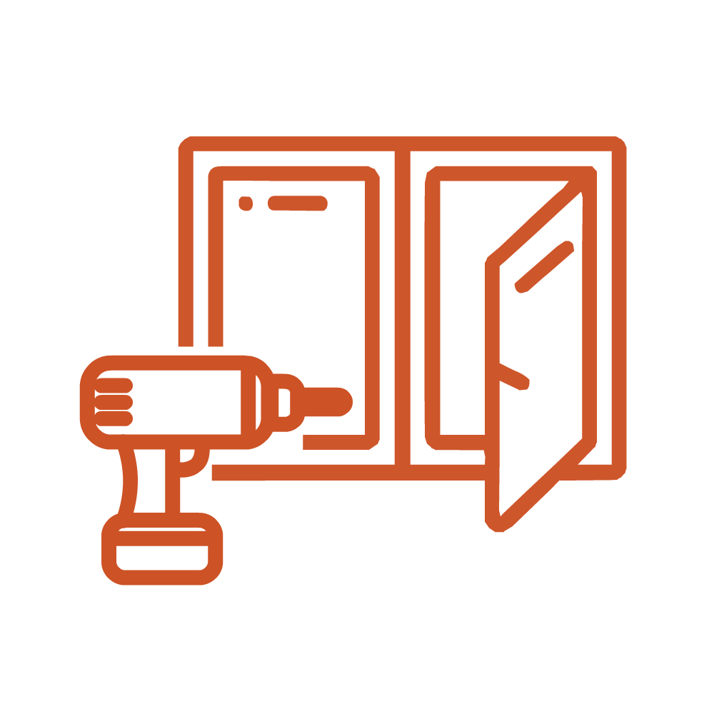 Hebe-Schiebe-Terrassentür mit Montage